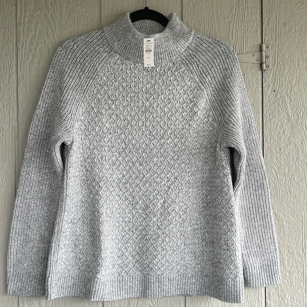 NWT Talbots  gray sweater